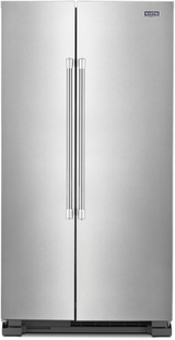 Maytag 36-Inch Wide Side-by-Side Refrigerator - 25 cu. ft. MSS25N4MKZ