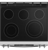 GE® 30" Slide-In Electric Convection Range with No Preheat Air Fry GRS600AVFS