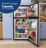 GE® 21 Cu. Ft. Garage Ready Top-Freezer Refrigerator GPS21KYZFS