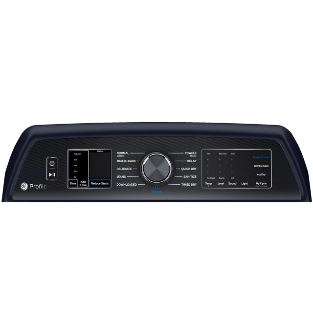 GE Profile™ ENERGY STAR® 7.3 cu. ft. Capacity Smart Gas Dryer with Steam and Washer Link PTD80GBPTRS