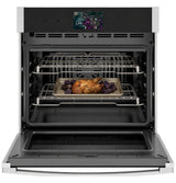 GE Profile™ 30" Smart Built-In Convection Single Wall Oven with In-Oven Camera and No Preheat Air Fry PTS9000SZSS