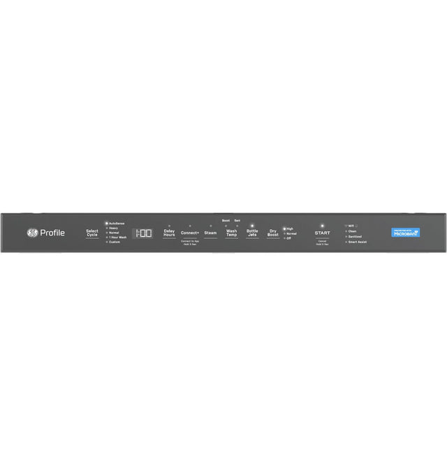 GE Profile™ Fingerprint Resistant Top Control with Stainless Steel Interior Dishwasher with Microban™ Antimicrobial Protection with Sanitize Cycle PDT715SYVFS