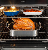 GE® 30" Slide-In Front Control Gas Range with Crisp Mode GGS500SVSS