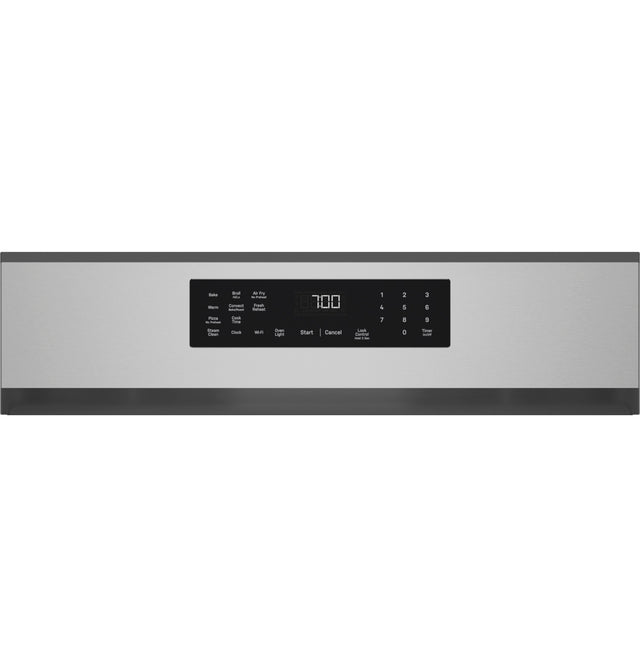 GE Profile™ 30” Smart Free-Standing Gas Convection Range with No Preheat Air Fry and EasyWash™ Oven Tray PGF700AYFS