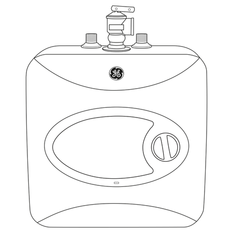 GE® 2.5 Gallon Electric Point of Use Water Heater GE02P08BAW