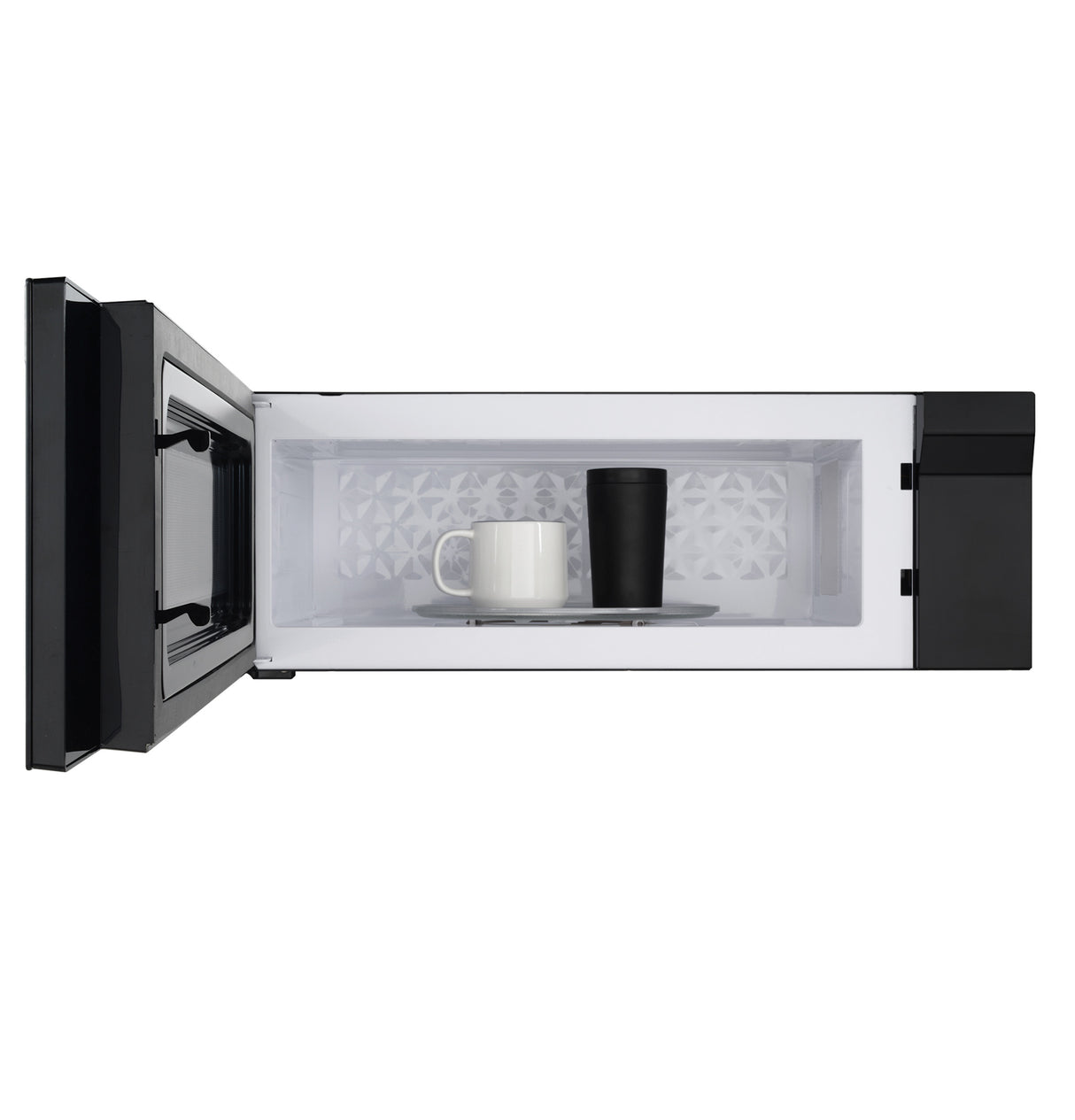 GE Profile 1.2 Cu. Ft. Over-the-Range Low Profile Sensor Microwave Oven UVM9125DYBB