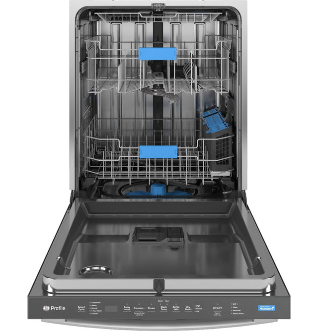 GE Profile™ Fingerprint Resistant Top Control with Stainless Steel Interior Dishwasher with Microban™ Antimicrobial Protection with Sanitize Cycle PDT715SYVFS