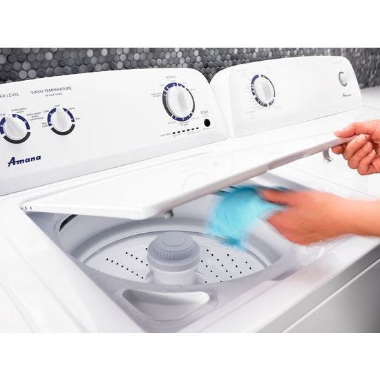 Amana 3.5 cu. ft. Top-Load Washer with Dual Action Agitator NTW4516FW