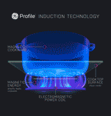 GE Profile™ ENERGY STAR® 30" Smart Slide-In Induction and Convection Range with No Preheat Air Fry and EasyWash™ Oven Tray PHS700AYFS