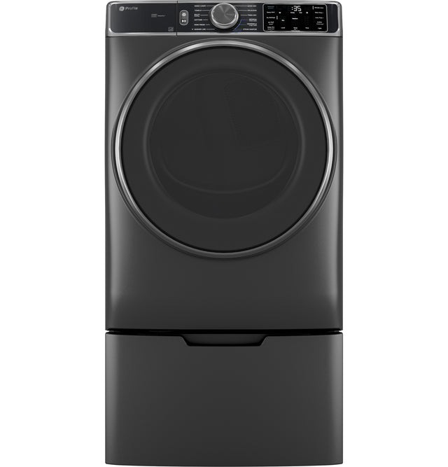 GE Profile™ ENERGY STAR® 7.8 cu. ft. Capacity Smart Front Load Electric Dryer with Steam and Sanitize Cycle PFD95ESPWDS