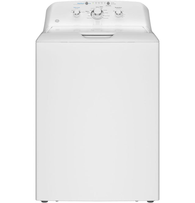 GE 4.0 cu. ft. Capacity Washer with Stainless Steel Basket and Water Level Control GTW325ASWWW