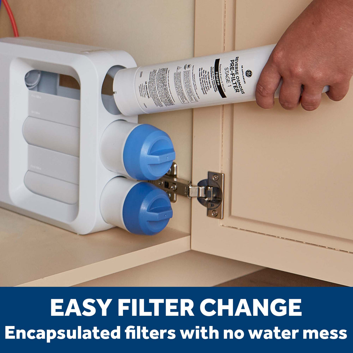 GE® Reverse Osmosis Filtration System GXRQ18NBN