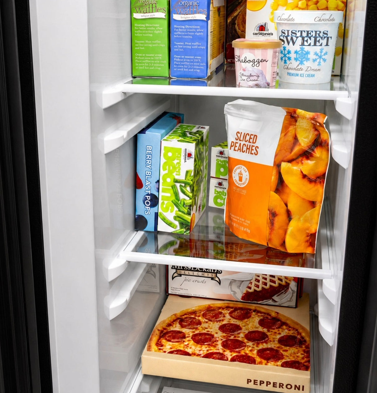 GE® 25 Cu. Ft. Icemaker Ready and Garage Ready Side-By-Side Refrigerator GUS25MGYBB