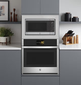 GE Profile™ 2.2 Cu. Ft. Built-In Sensor Microwave Oven PCWK22U1WSS