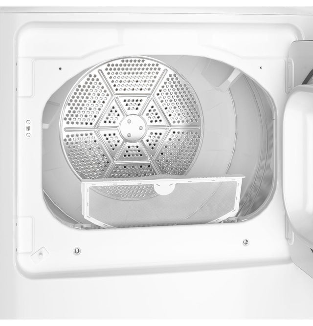 GE 7.2 cu. ft. Capacity Electric Dryer with Up To 120 ft. Venting and Extended Tumble GTD48EASWWB