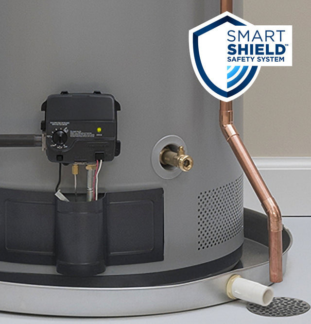 GE RealMAX Choice 40-Gallon Tall Natural Gas Atmospheric Water Heater GG40T08BXR