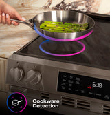 GE Profile™ ENERGY STAR® 30" Smart Slide-In Induction and Convection Range with No Preheat Air Fry and EasyWash™ Oven Tray PHS700AYFS