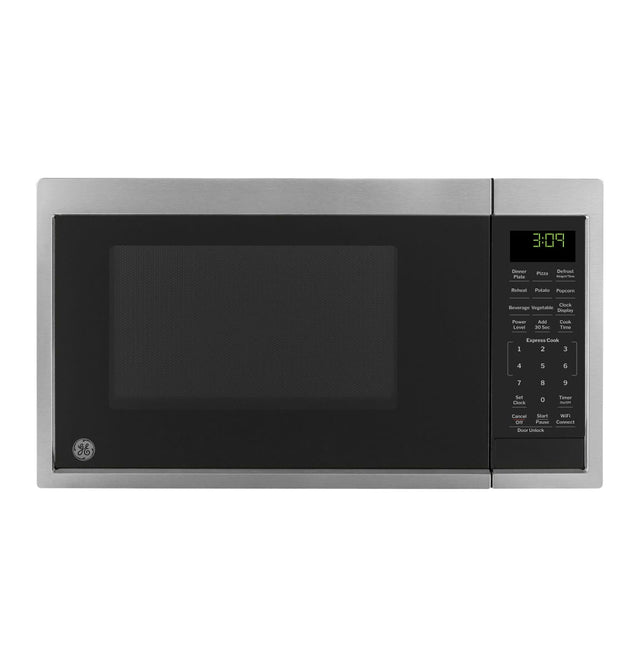 GE® 0.9 Cu. Ft. Capacity Smart Countertop Microwave Oven with Scan-To-Cook Technology GCST09U1WSS