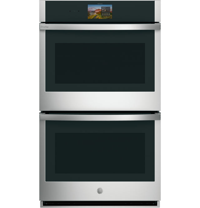 GE Profile™ 30" Smart Built-In Convection Double Wall Oven with No Preheat Air Fry and Precision Cooking PTD7000SZSS