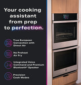 GE Profile™ 30" Smart Built-In Convection Double Wall Oven with No Preheat Air Fry and Precision Cooking PTD7000SZSS