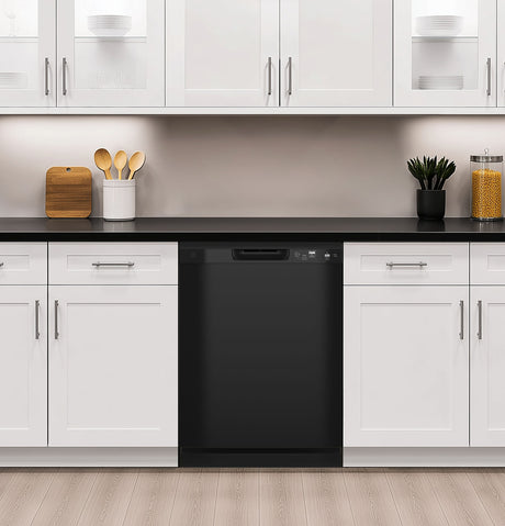 GE Dishwasher with Front Controls GDF450PGZBB