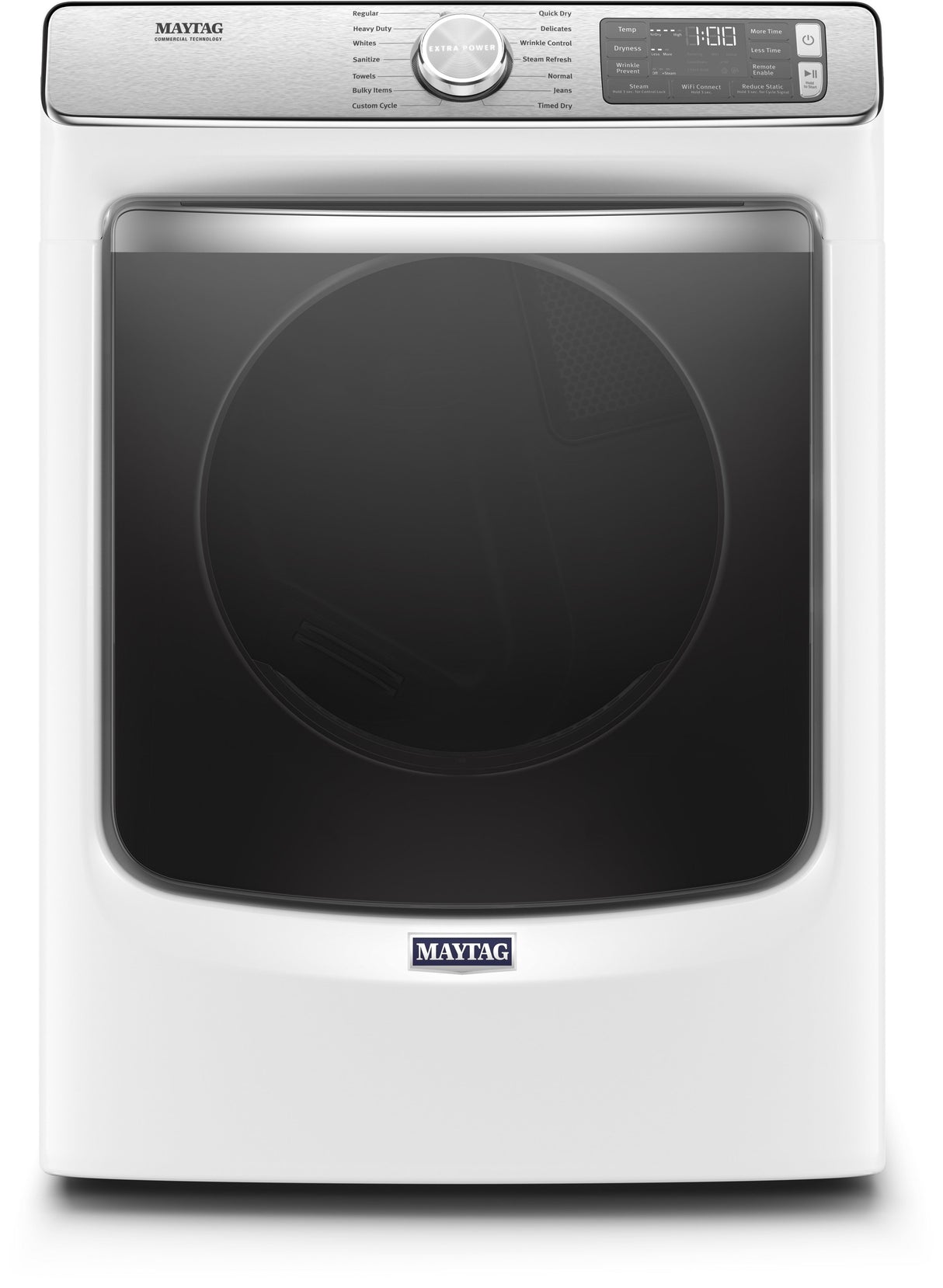 Maytag Smart Front Load Gas Dryer with Extra Power and Advanced Moisture Sensing with industry-exclusive extra moisture sensor - 7.3 cu. ft. MGD8630HW