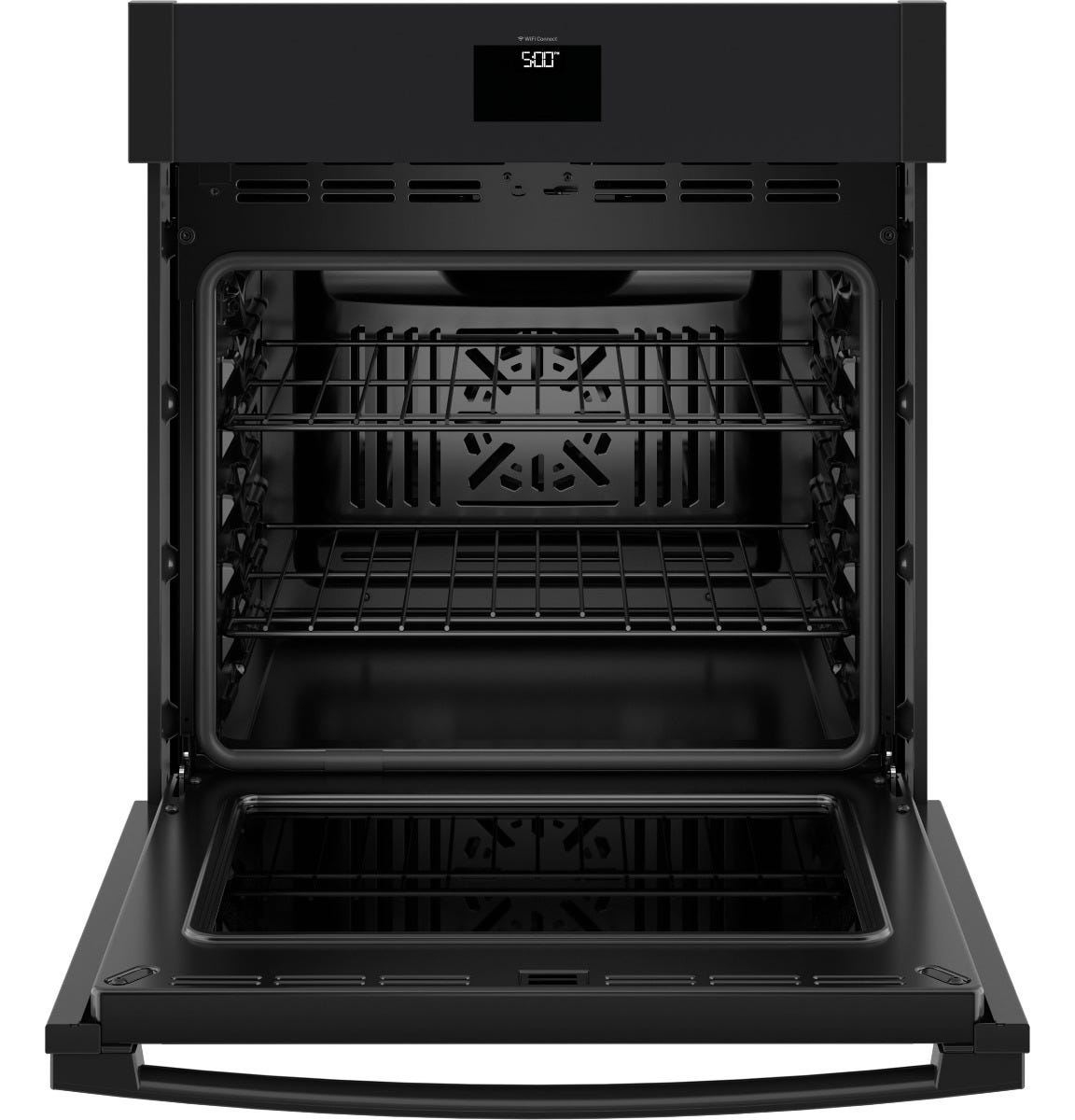 GE 27" Smart Built-In Convection Single Wall Oven with No Preheat Air Fry JKS5000DVBB