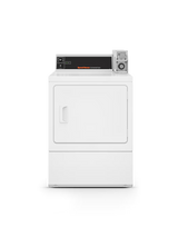 Speed Queen 27 Inch Commercial Vented Single Pocket Dryer with 18 lbs. Capacity, Side Swing Door, in White - DV4000WE