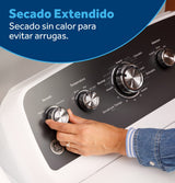 GE® 7.2 cu. ft. Capacity Electric Dryer with Spanish Panel and Up To 120 ft. Venting ETD48EASWWB