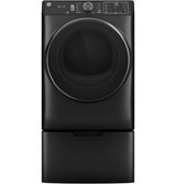 GE® 7.8 cu. ft. Capacity Smart Front Load Electric Dryer with Steam and Sanitize Cycle GFD65ESPVDS