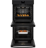 GE 27" Smart Built-In Convection Double Wall Oven with No Preheat Air Fry JKD5000DVBB