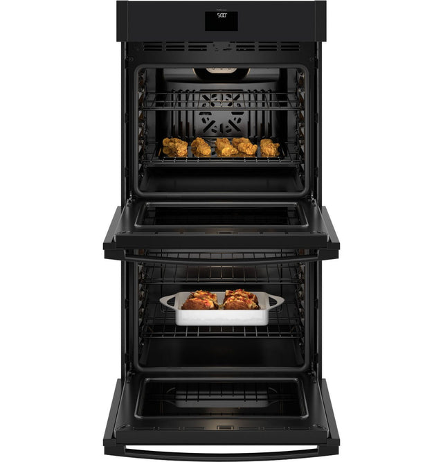 GE 27" Smart Built-In Convection Double Wall Oven with No Preheat Air Fry JKD5000DVBB