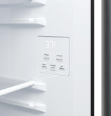 GE 24.2 Cu. Ft. Counter-Depth Side-By-Side Refrigerator with Internal Dispenser and In-Door Icemaker GKS24NYYFS
