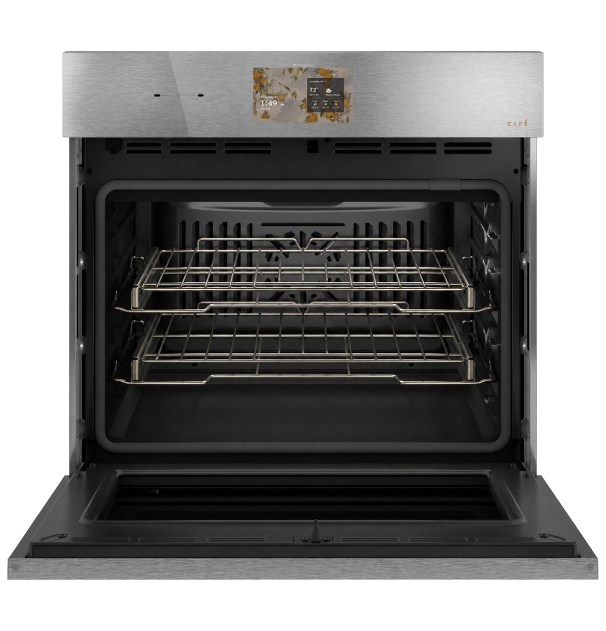 CAFÉ™ 30" Smart Built-In Convection Single Wall Oven in Platinum Glass CTS90DM2ZS5