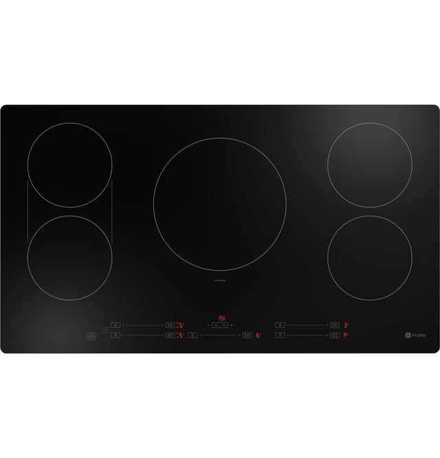GE Profile™ ENERGY STAR® 36" Built-In Touch Control Induction Cooktop PHP6036DWBB