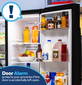 GE 23.6 Cu. Ft. Counter-Depth Side-By-Side Refrigerator with Extra Tall Dispenser and In-Door Icemaker GZS24NGYBB