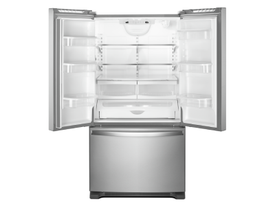 Whirlpool 33-inch Wide French Door Refrigerator - 22 cu. ft WRFF5333PZ-Fingerprint Resistant Stainless Steel