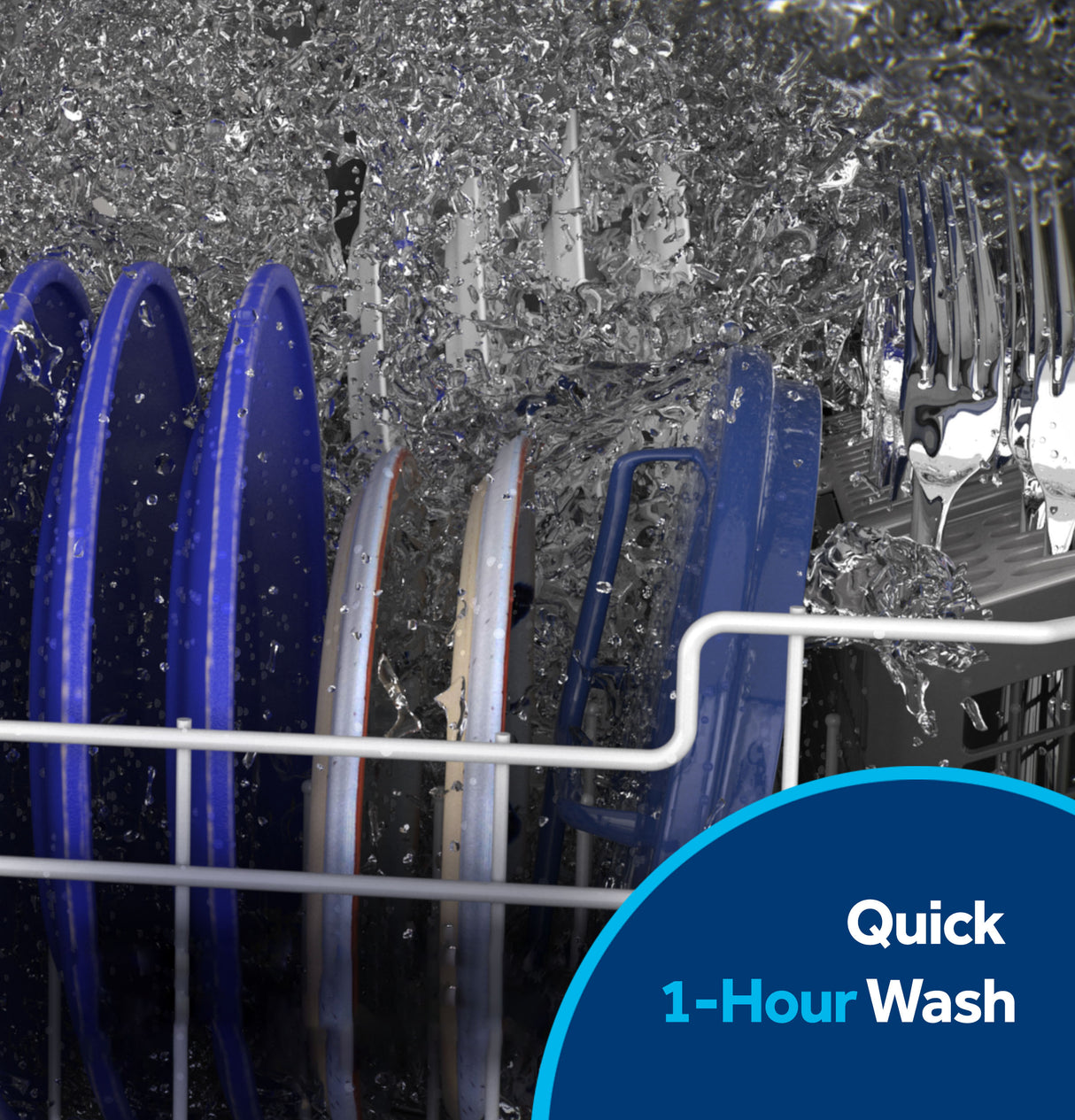 GE Dishwasher with Front Controls GDF450PGZWW