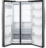 GE® 27.7 Cu. Ft. Side-By-Side Refrigerator with LED Light Walls and Extra Tall Dispenser GSS28PYYFS