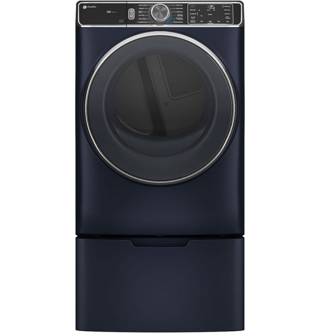 GE Profile 7.8 cu. ft. Capacity Smart Front Load Electric Dryer with Steam and Sanitize Cycle PFD87ESPVRS