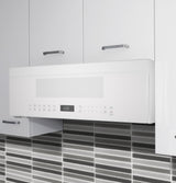 GE Profile 1.2 Cu. Ft. Over-the-Range Low Profile Sensor Microwave Oven UVM9125DYWW