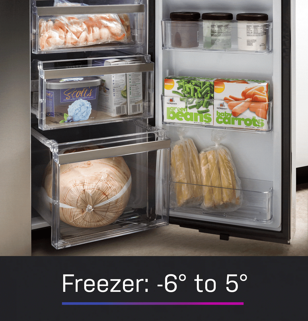 GE Profile™ ENERGY STAR® 28.3 Cu. Ft. Quad-Door Refrigerator with Dual-Dispense AutoFill Pitcher PAE28BYTFS