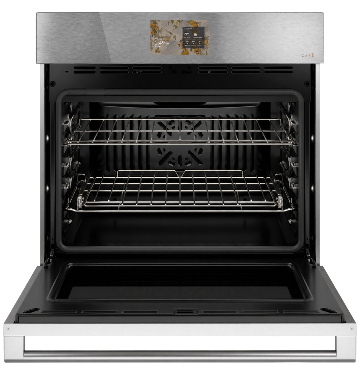 CAFÉ™ 30" Smart Single Wall Oven with Convection in Platinum Glass CTS70DM2ZS5