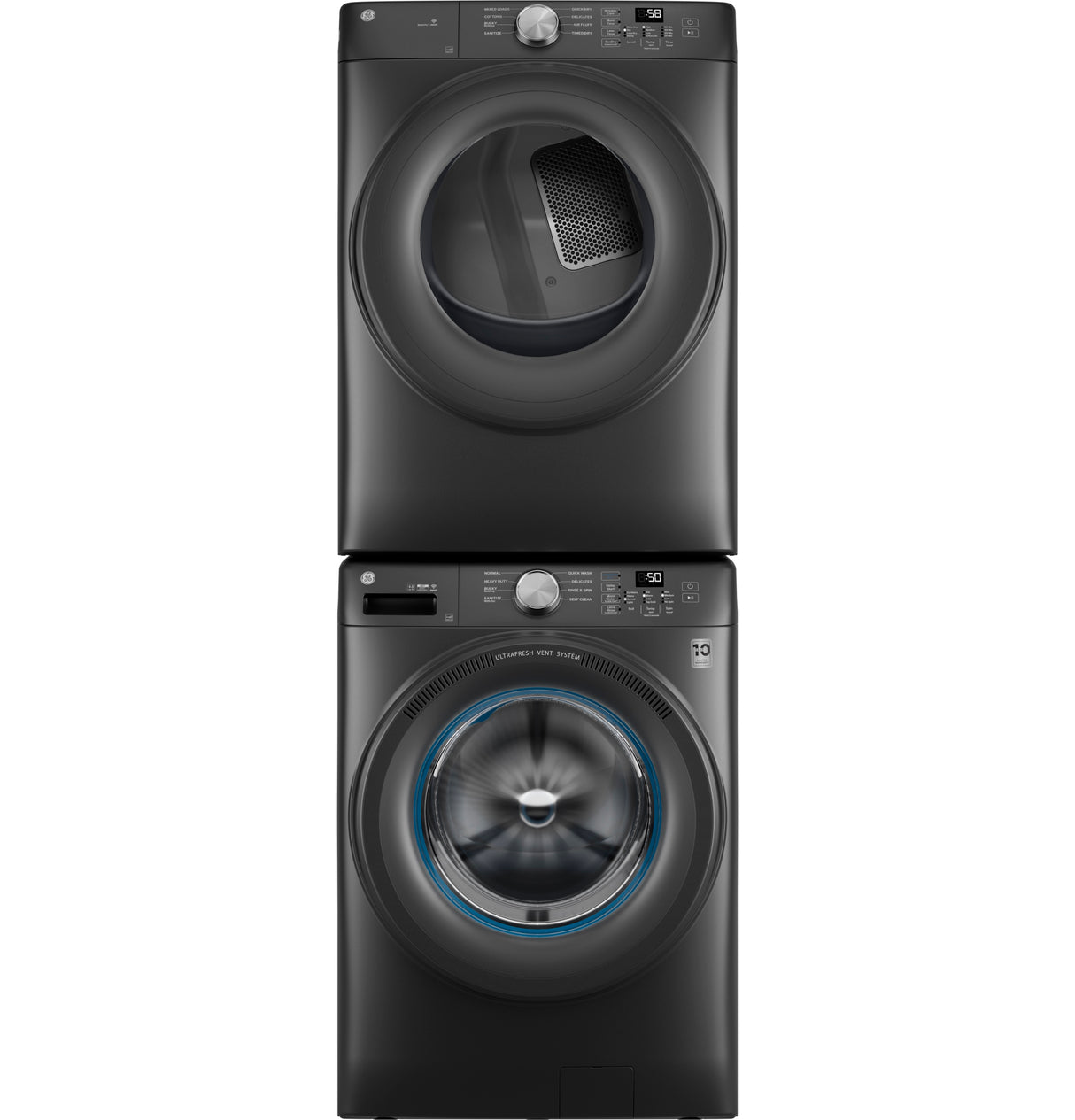 GE® ENERGY STAR® 4.6 cu. ft. Capacity Smart Front Load Washer with UltraFresh Vent System with OdorBlock™ GFW350SPYDS