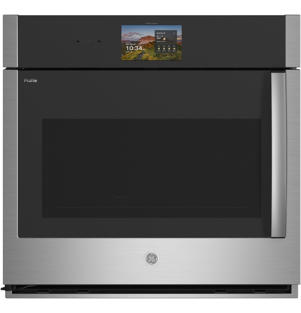 GE Profile™ 30" Smart Built-In Convection Single Wall Oven with Left-Hand Side-Swing Doors PTS700LSZSS