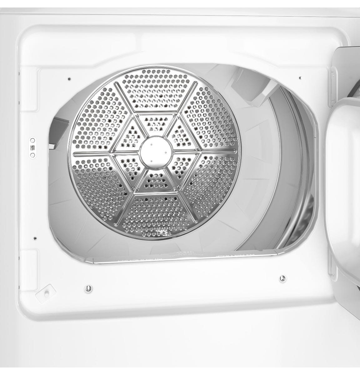 GE 6.2 cu. ft. Capacity Electric Dryer with Up To 120 ft. Venting and Shallow Depth GTX38EASWWS