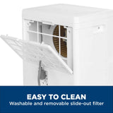 GE® 22 Pint Portable Dehumidifier with Smart Dry for Damp Spaces ADHL22LA