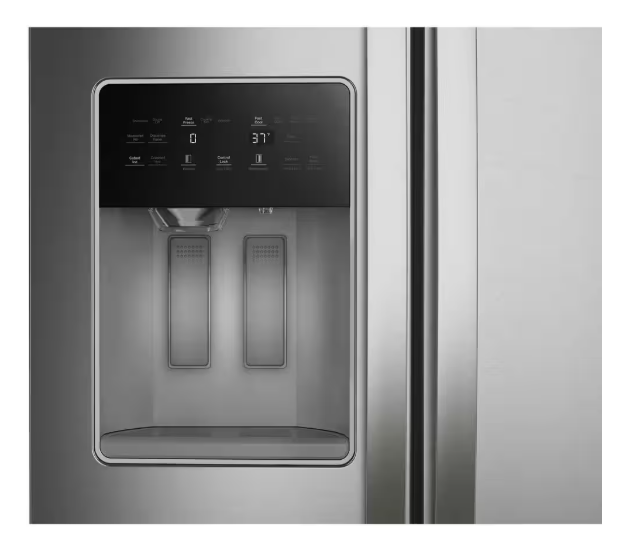 Whirlpool 36-inch Wide Side-by-Side Refrigerator - 21 cu. ft Whirlpool 36-inch Wide Side-by-Side Refrigerator - 21 cu. ft