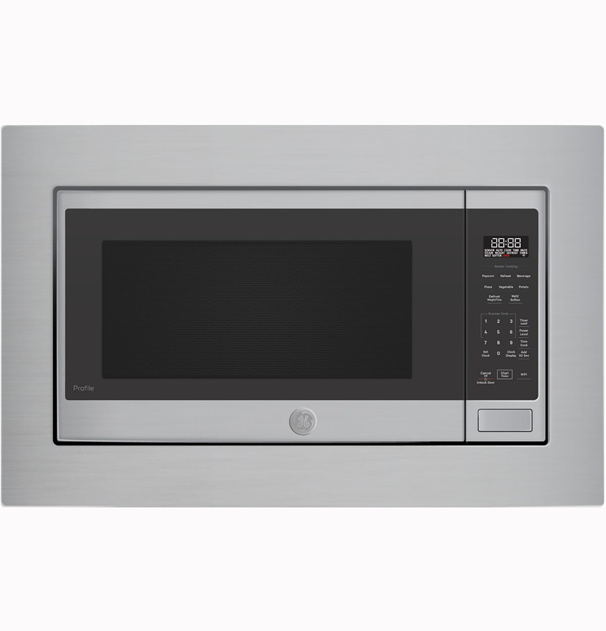 GE Profile™ 2.2 Cu. Ft. Built-In Sensor Microwave Oven PCWK22U1WSS