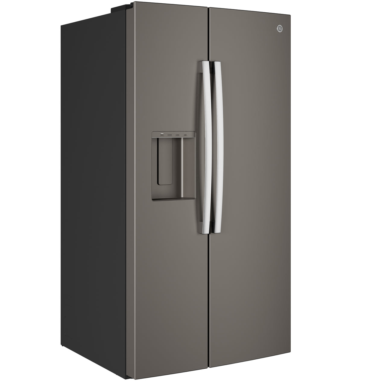 GE® 27.9 Cu. Ft. Side-By-Side Refrigerator with Extra Tall Dispenser and In-Door Icemaker GSS28NMYES